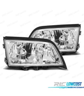 FAROS MERCEDES CLASE C W202 93-00 FONDO CROMO