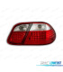 PILOTOS MERCEDES CLK W208 97-02 ROJO CROMO