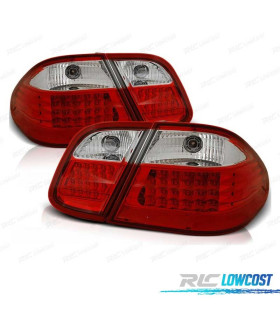 PILOTOS PARA MERCEDES CLK W208 97-02 ROJO CROMO