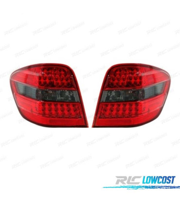 PILOTOS MERCEDES ML W164 05-08 LED ROJO AHUMADO