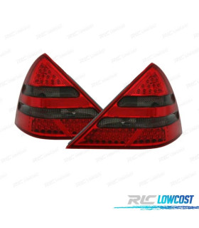 PILOTOS MERCEDES SLK R170 96-04 LED ROJO AHUMADO