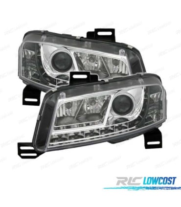 FAROS FIAT STILO 01-08 LUZ DIURNA FONDO CROMO