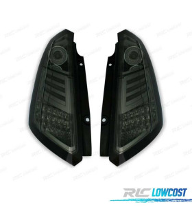 PILOTOS FIAT GRANDE PUNTO 05-09 LED FONDO CROMO AHUMADO