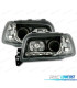 FAROS RENAULT CLIO 92-97 LUZ DIURNA LED FONDO NEGRO