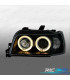 FAROS RENAULT CLIO 90-95 OJOS ANGEL FONDO NEGRO