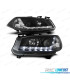 FAROS RENAULT MEGANE 02-05 LUZ DIURNA LED FONDO NEGRO