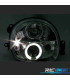 FAROS RENAULT TWINGO 93-07 OJOS ANGEL FONDO CROMO