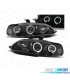 FAROS HONDA CIVIC 92-95 OJOS ANGEL FONDO NEGRO