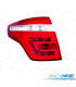 PILOTOS CITROEN C4 PICASSO 06-11 ROJO CROMO
