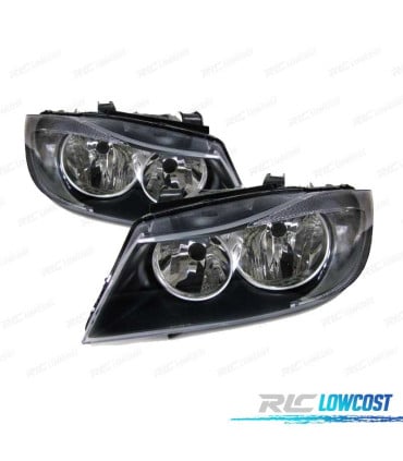 FAROS BMW E90 E91 05-08 FONDO NEGRO