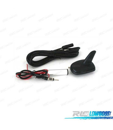 ANTENA ALETA DE TIBURÓN CON AMPLIFICADOR