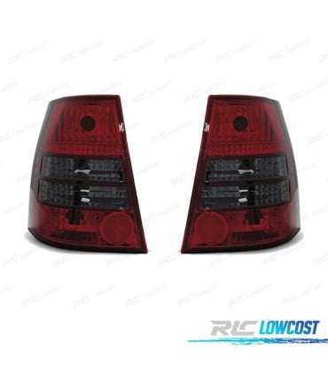 PILOTOS VOLKSWAGEN VW GOLF 4 VARIANT 97-03 ROJO CROMO
