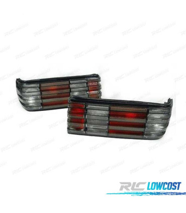 PILOTOS MERCEDES CLASE S W126 80-91 CRISTAL CROMO OPACO