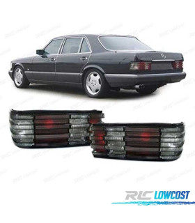 PILOTOS MERCEDES CLASE S W126 80-91 CRISTAL CROMO OPACO