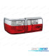 PILOTOS AUDI 80 AVANT 86-91 ROJO CROMO