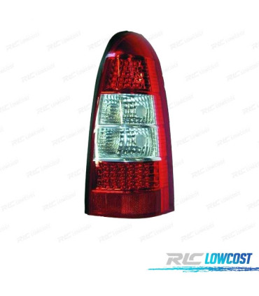 PILOTOS LED OPEL ASTRA G CARAVAN 97-04 ROJO CROMO
