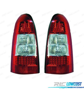 PILOTOS LED OPEL ASTRA G CARAVAN 97-04 ROJO CROMO