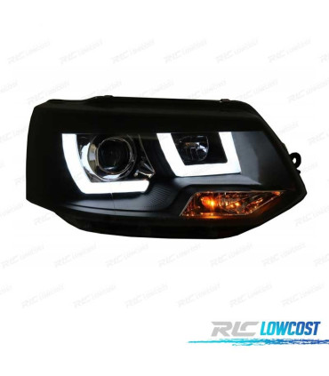 FAROS VOLKSWAGEN VW TRANSPORTER T5 10-15 TUBE LIGHT FONDO NEGRO