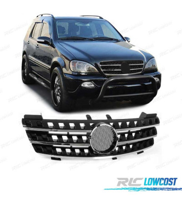 PARRILLA MERCEDES CLASE ML W164 05-08 NEGRO CROMO