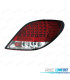 PILOTOS LED PEUGEOT 207 06-12 ROJO CROMO