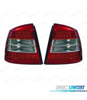 PILOTOS LED OPEL ASTRA G 2P 4P 97-04 ROJO AHUMADO