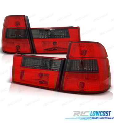 PILOTOS BMW E34 TOURING 88-95 ROJO AHUMADO