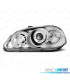 FAROS HONDA CIVIC 99-01 OJOS ANGEL FONDO CROMO