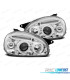FAROS OPEL CORSA B 93-00 OJOS ANGEL FONDO CROMO MAN.