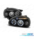 FAROS OPEL CORSA B 93-00 OJOS ANGEL FONDO NEGRO