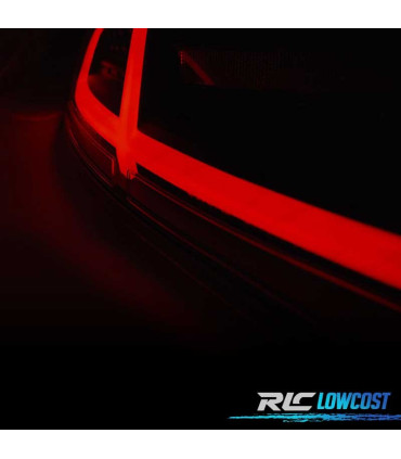 PILOTOS AUDI TT 06-14 FULL LED LIGHT BAR ROJO AHUMADO DINAMICOS