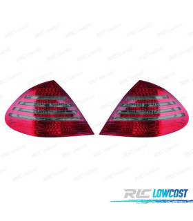 PILOTOS MERCEDES CLASE E W211 02-06 LED AHUMADO ROJO