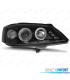 FAROS OPEL ASTRA G 97-04 OJOS ANGEL + LED FONDO NEGRO