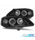 FAROS OPEL ASTRA G 97-04 OJOS ANGEL + LED FONDO NEGRO