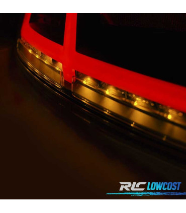 PILOTOS AUDI TT 06-14 FULL LED LIGHT BAR ROJO AHUMADO DINAMICOS