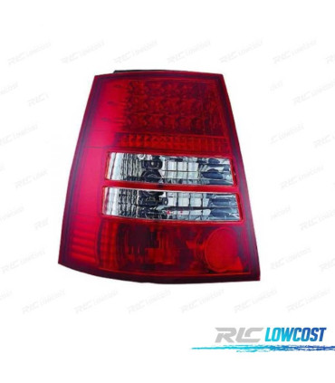 PILOTOS VOLKSWAGEN VW GOLF 4 VARIANT 97-03 LED ROJO CROMO