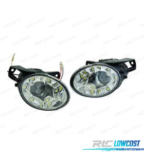 FAROS ANTINIEBLAS LUZ DIURNA VOLKSWAGEN VW PASSAT 05-10 CROMO