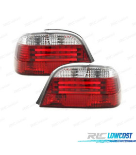 PILOTOS BMW SERIE 7 E38 94-01 LED ROJO CROMO