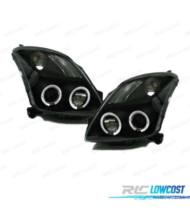 FAROS SUZUKI SWIFT 05-10 OJOS ANGEL NEGRO