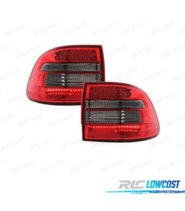 PILOTOS PORSCHE CAYENNE 03-07 LED ROJO AHUMADO