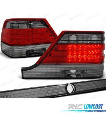 PILOTOS MERCEDES CLASE S W140 94-98 LED ROJO AHUMADO