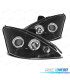 FAROS FORD FOCUS 98-01 OJOS ANGEL LED FONDO NEGRO