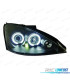 FAROS FORD FOCUS 98-01 OJOS ANGEL LED FONDO NEGRO