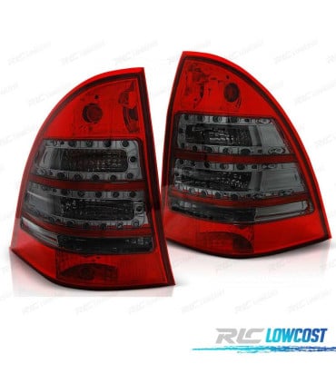 PILOTOS MERCEDES CLASE C W203 00-07 ROJO BLANCO LED