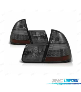 PILOTOS BMW E46 98-05 LED FONDO CROMO AHUMADO