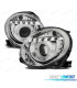 FAROS FIAT 500 07-15 LUZ DIURNA OJOS ANGEL FONDO CROMO
