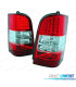 PILOTOS MERCEDES VITO W638 95-03 LED ROJO CROMO