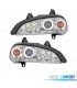 FAROS OPEL TIGRA 95-03 OJOS ANGEL CCFL FONDO CROMO