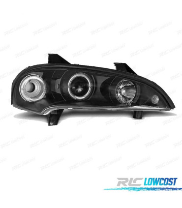 FAROS OPEL TIGRA 95-03 OJOS ANGEL CCFL FONDO NEGRO