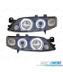FAROS OPEL VECTRA B 96-98 OJOS ANGEL CCFL FONDO NEGRO