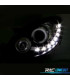 FAROS RENAULT TWINGO 07-11 LUZ DIURNA LED FONDO NEGRO